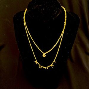 MONAT Layered 18k Gold Necklace